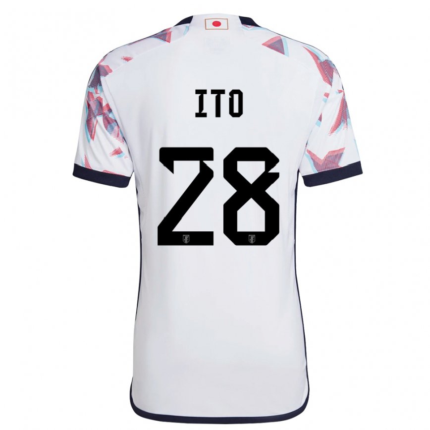 Niño Camiseta Japón Hiroki Ito #28 Blanco 2ª Equipación 22-24