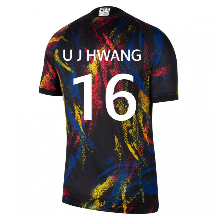 Niño Camiseta Corea Del Sur Ui-jo Hwang #16 Multicolores 2ª Equipación 22-24