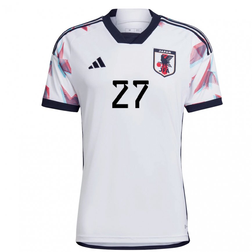 Hombre Camiseta Japón Yuki Soma #27 Blanco 2ª Equipación 22-24