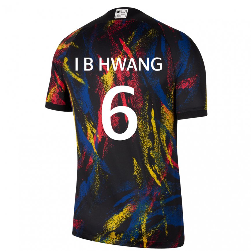 Hombre Camiseta Corea Del Sur In-beom Hwang #6 Multicolores 2ª Equipación 22-24