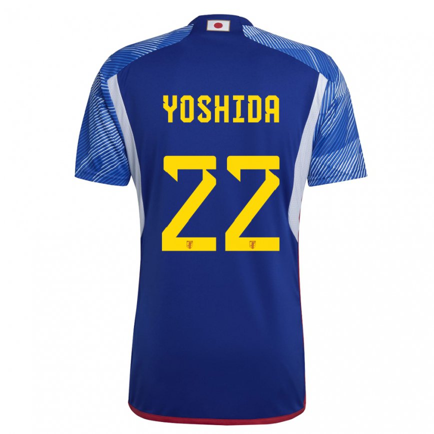 Mujer Camiseta Japón Maya Yoshida #22 Azul Real 1ª Equipación 22-24
