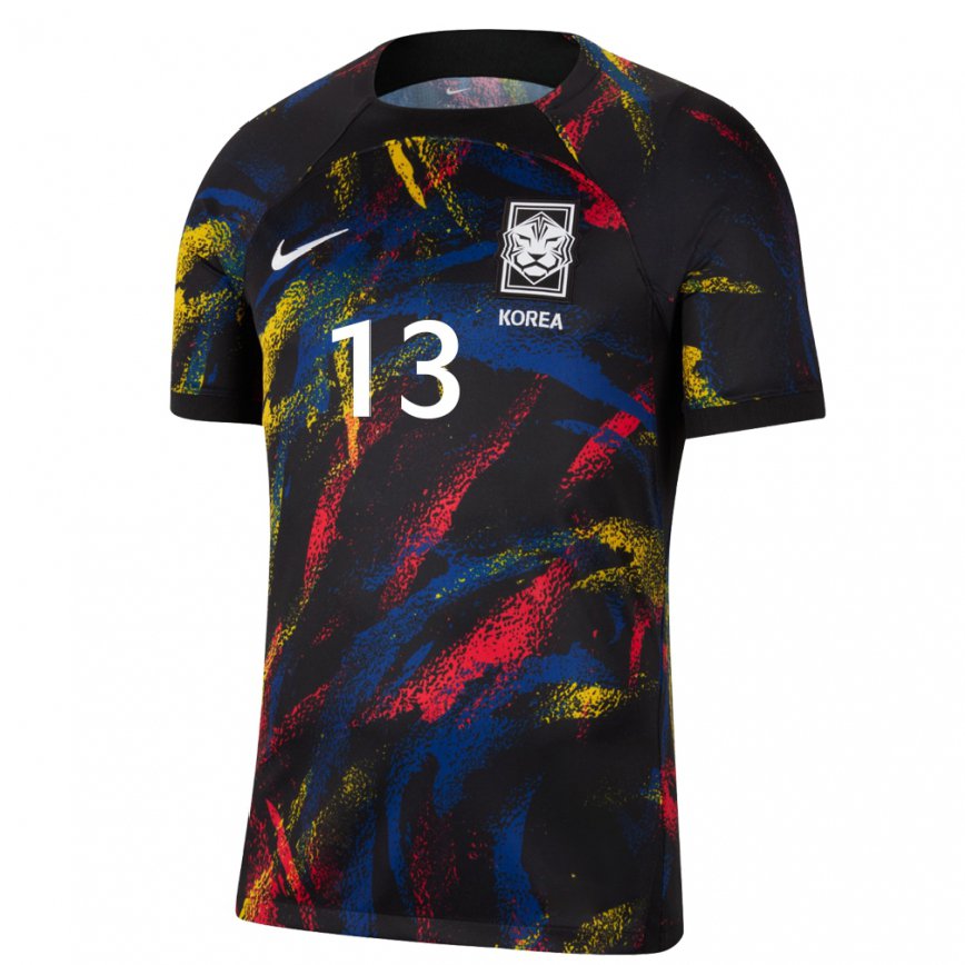 Mujer Camiseta Corea Del Sur Jun-ho Son #13 Multicolores 2ª Equipación 22-24