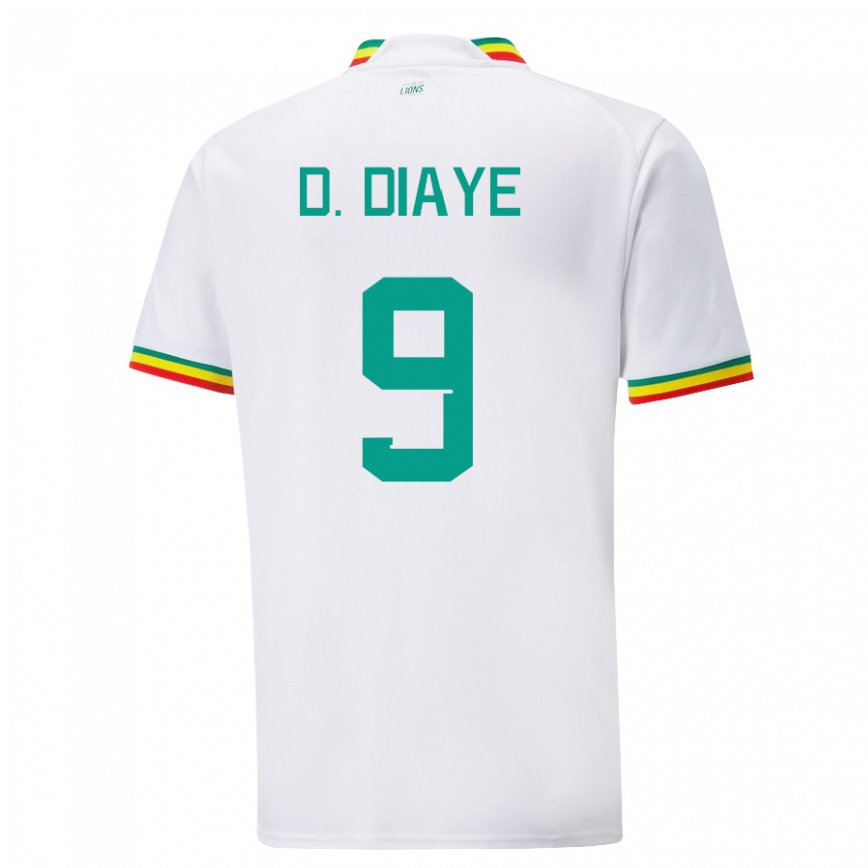 Niño Camiseta Senegal Dialy N Diaye #9 Blanco 1ª Equipación 22-24