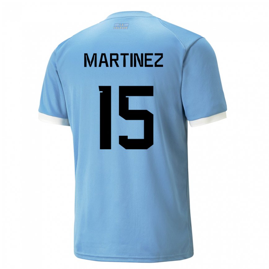 Niño Camiseta Uruguay Rocio Martinez #15 Azul 1ª Equipación 22-24