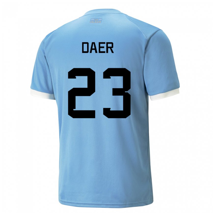 Niño Camiseta Uruguay Zulma Daer #23 Azul 1ª Equipación 22-24