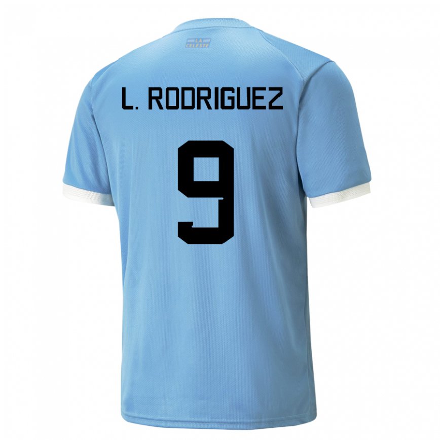 Niño Camiseta Uruguay Luciano Rodriguez #9 Azul 1ª Equipación 22-24