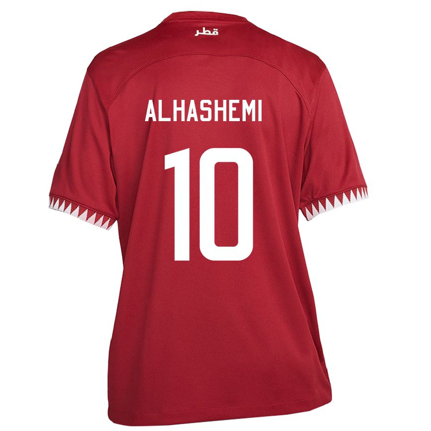 Niño Camiseta Catar Suaad Alhashemi #10 Granate 1ª Equipación 22-24