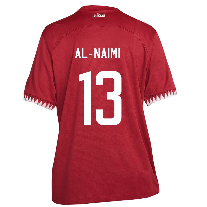 Niño Camiseta Catar Zahra Al Naimi #13 Granate 1ª Equipación 22-24