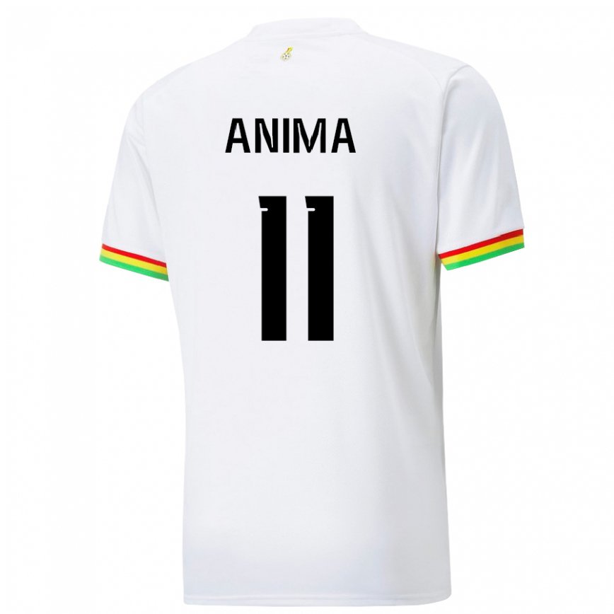 Niño Camiseta Ghana Naomi Anima #11 Blanco 1ª Equipación 22-24