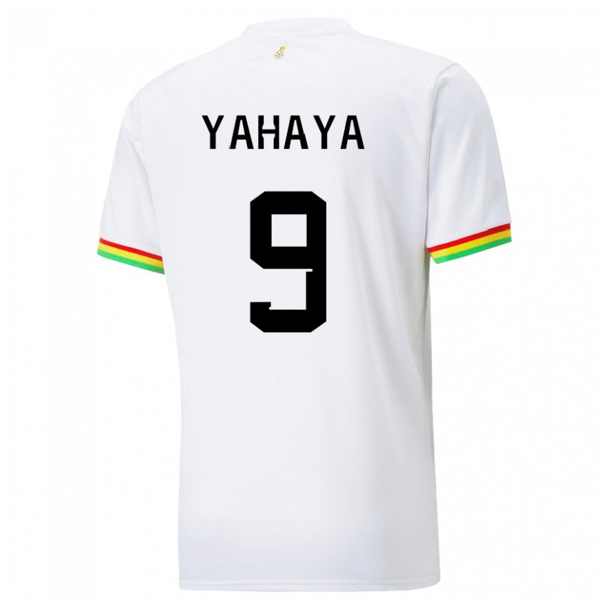 Niño Camiseta Ghana Mohammed Yahaya #9 Blanco 1ª Equipación 22-24