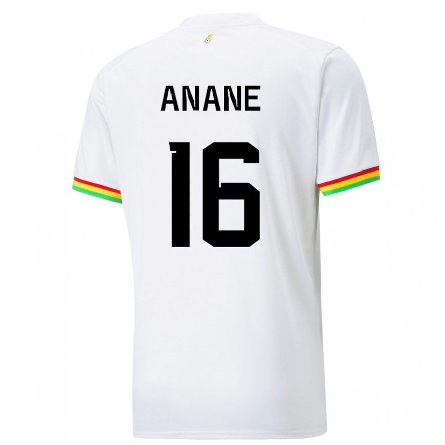 Niño Camiseta Ghana Vincent Anane #16 Blanco 1ª Equipación 22-24