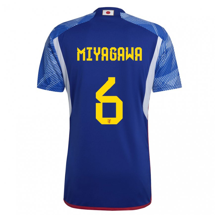 Niño Camiseta Japón Asato Miyagawa #6 Azul Real 1ª Equipación 22-24