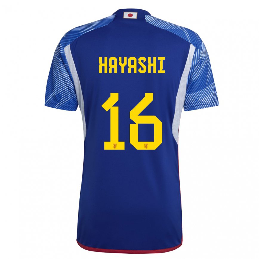 Niño Camiseta Japón Honoka Hayashi #16 Azul Real 1ª Equipación 22-24