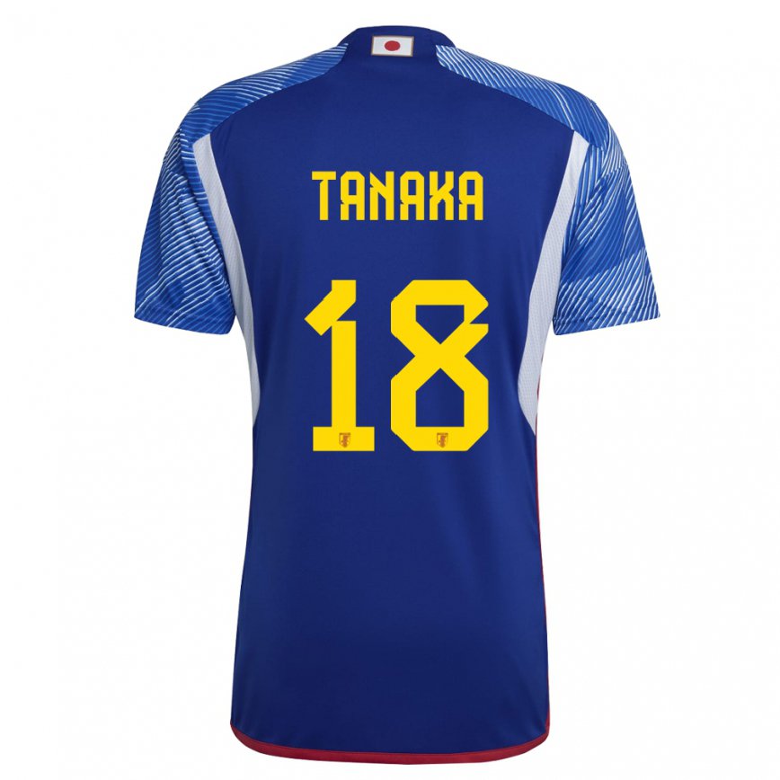 Niño Camiseta Japón Momoko Tanaka #18 Azul Real 1ª Equipación 22-24