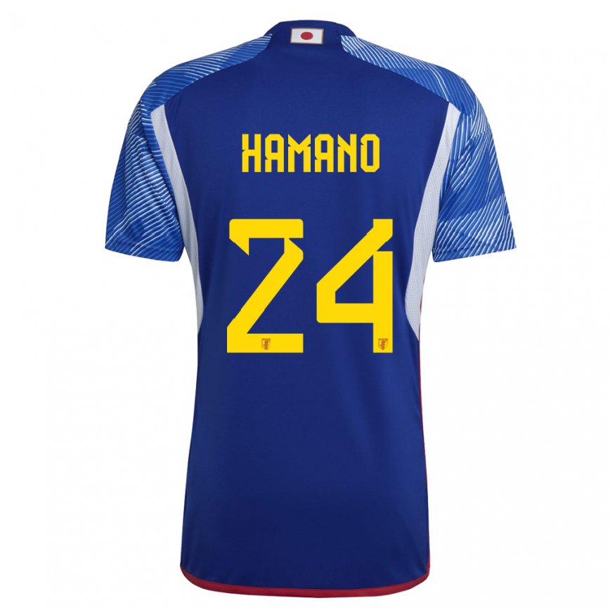 Niño Camiseta Japón Maika Hamano #24 Azul Real 1ª Equipación 22-24