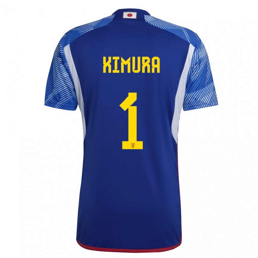 Niño Camiseta Japón Ryoya Kimura #1 Azul Real 1ª Equipación 22-24