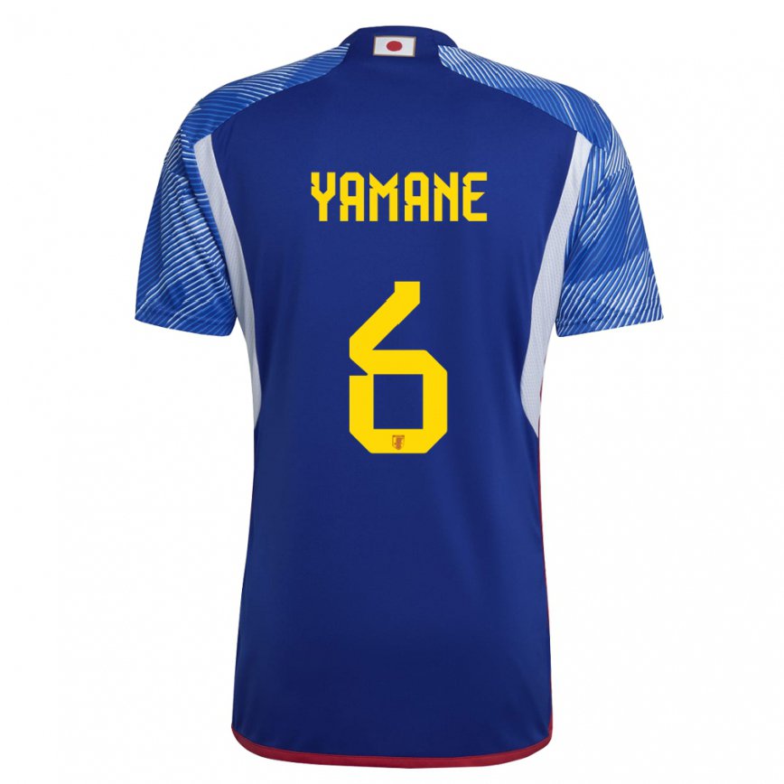 Niño Camiseta Japón Riku Yamane #6 Azul Real 1ª Equipación 22-24