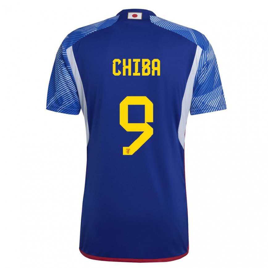 Niño Camiseta Japón Kanta Chiba #9 Azul Real 1ª Equipación 22-24