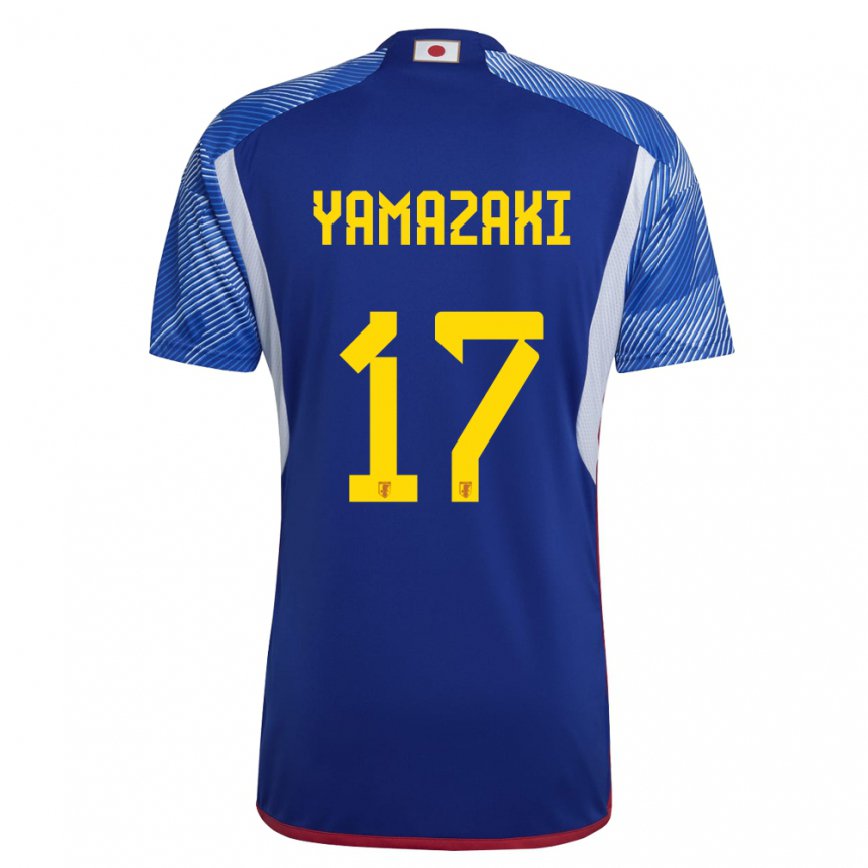 Niño Camiseta Japón Taishin Yamazaki #17 Azul Real 1ª Equipación 22-24