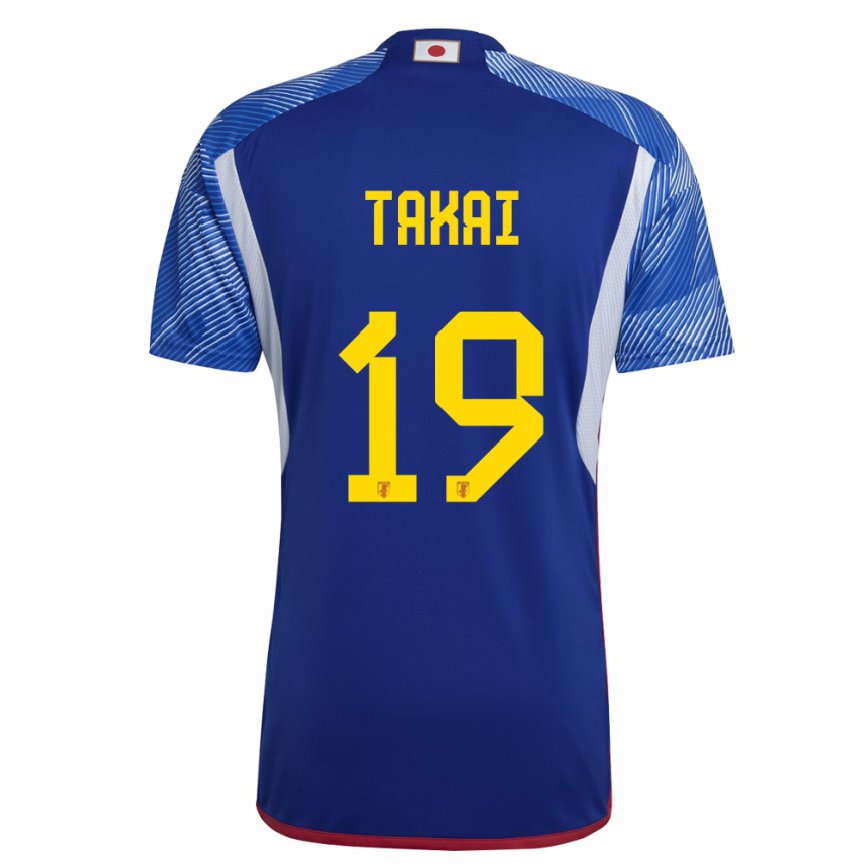 Niño Camiseta Japón Kota Takai #19 Azul Real 1ª Equipación 22-24