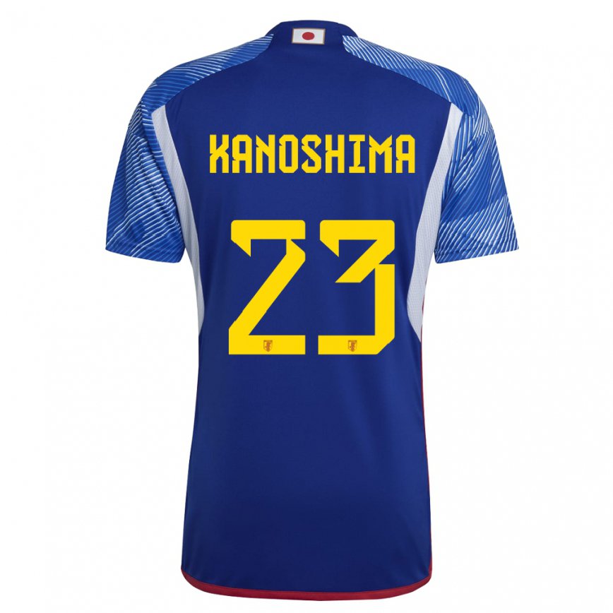 Niño Camiseta Japón Yu Kanoshima #23 Azul Real 1ª Equipación 22-24