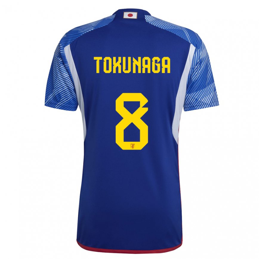 Niño Camiseta Japón Ryo Tokunaga #8 Azul Real 1ª Equipación 22-24