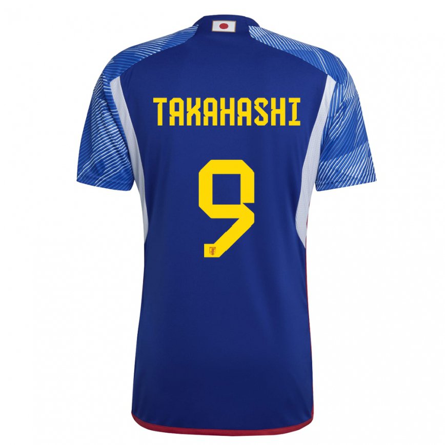 Niño Camiseta Japón Hikaru Takahashi #9 Azul Real 1ª Equipación 22-24
