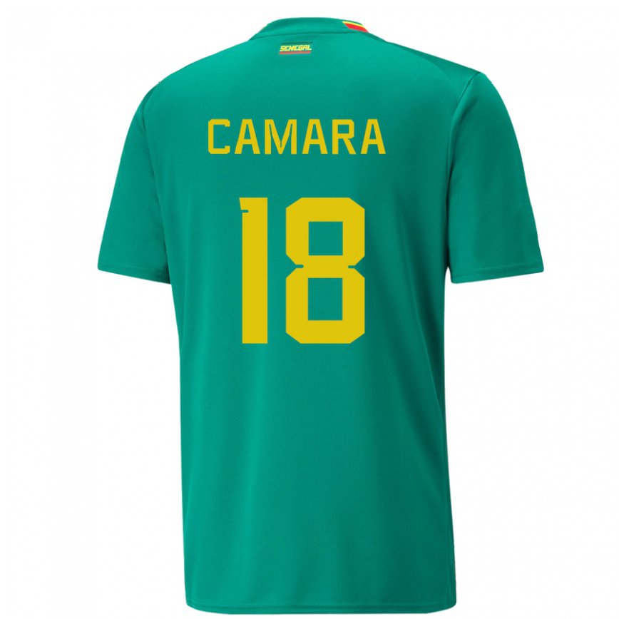 Niño Camiseta Senegal Meta Camara #18 Verde 2ª Equipación 22-24