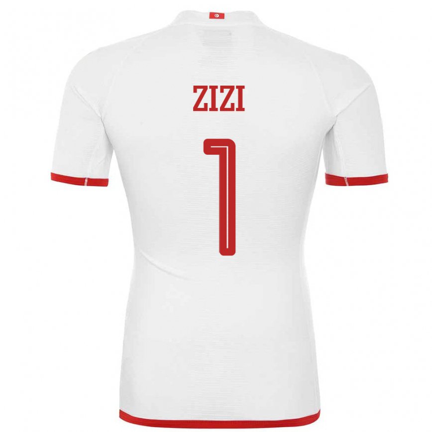 Niño Camiseta Túnez Nesrine Zizi #1 Blanco 2ª Equipación 22-24