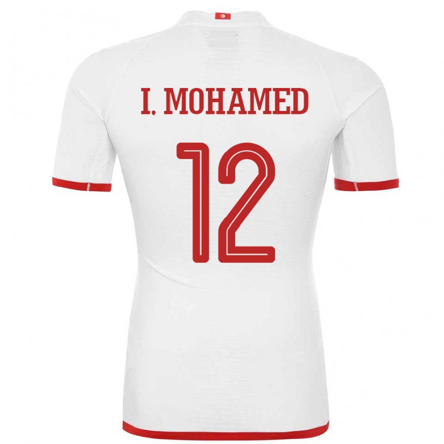 Niño Camiseta Túnez Ibtissem Ben Mohamed #12 Blanco 2ª Equipación 22-24