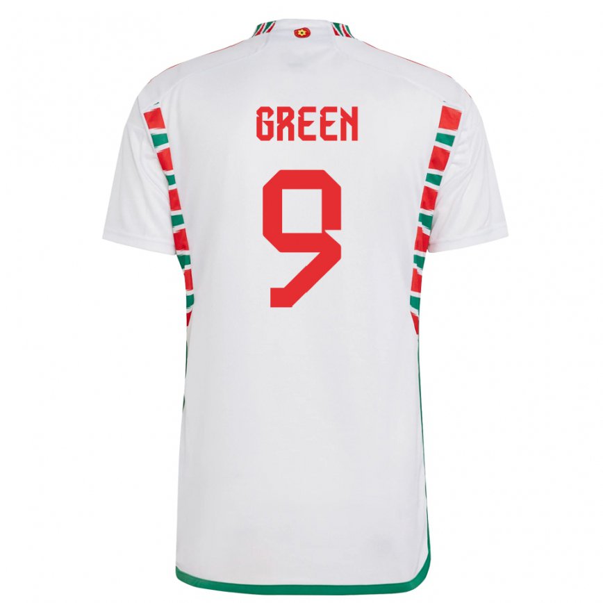 Niño Camiseta Gales Kayleigh Green #9 Blanco 2ª Equipación 22-24