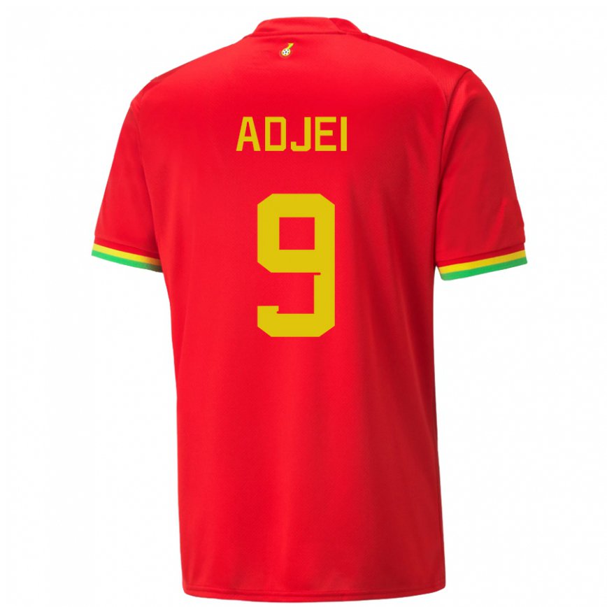 Niño Camiseta Ghana Vivian Adjei #9 Rojo 2ª Equipación 22-24