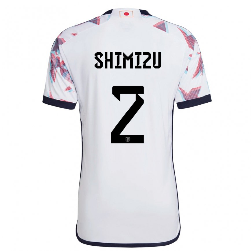 Niño Camiseta Japón Risa Shimizu #2 Blanco 2ª Equipación 22-24