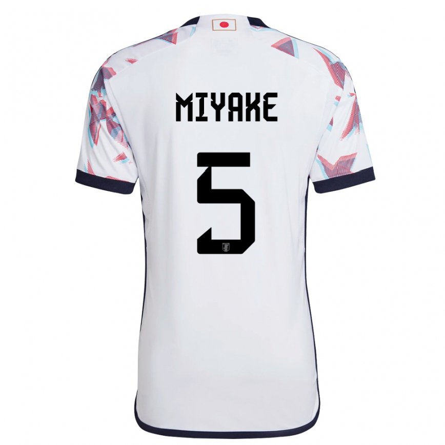 Niño Camiseta Japón Shiori Miyake #5 Blanco 2ª Equipación 22-24