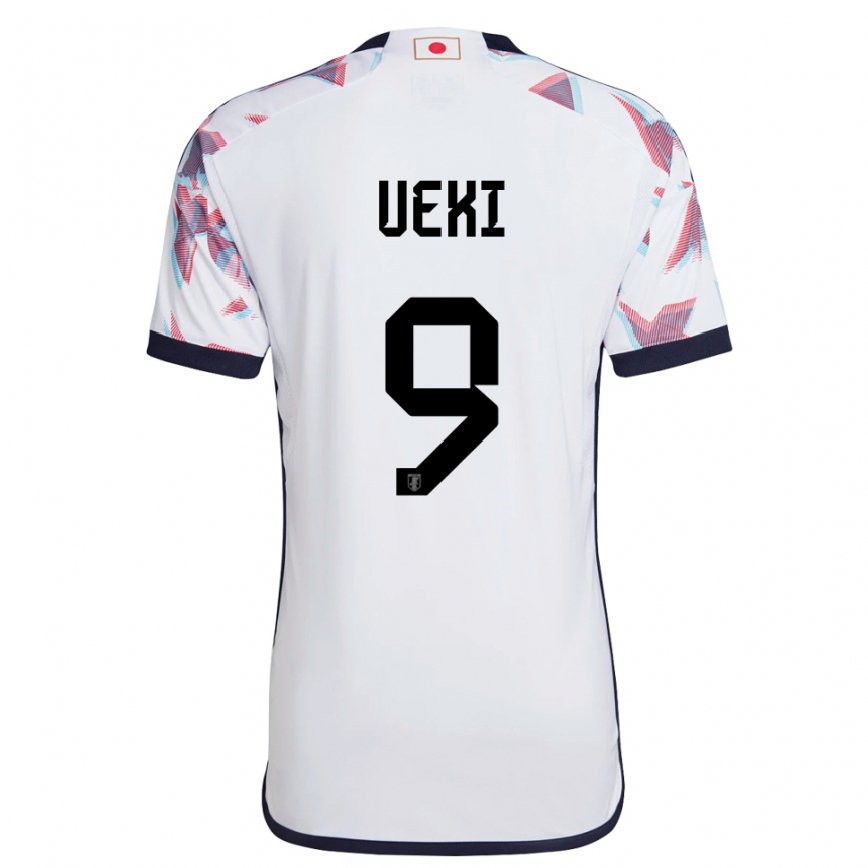 Niño Camiseta Japón Riko Ueki #9 Blanco 2ª Equipación 22-24