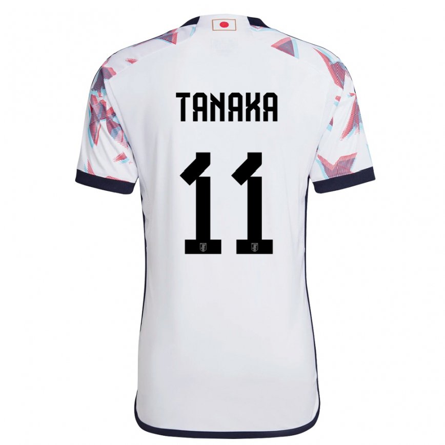 Niño Camiseta Japón Mina Tanaka #11 Blanco 2ª Equipación 22-24