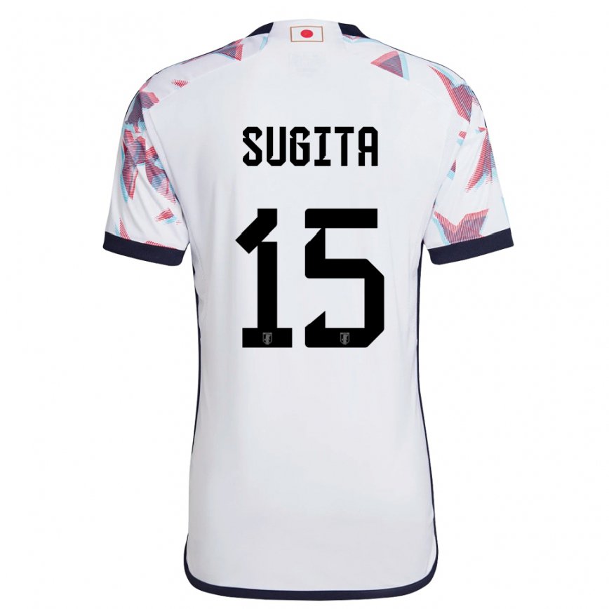 Niño Camiseta Japón Hina Sugita #15 Blanco 2ª Equipación 22-24