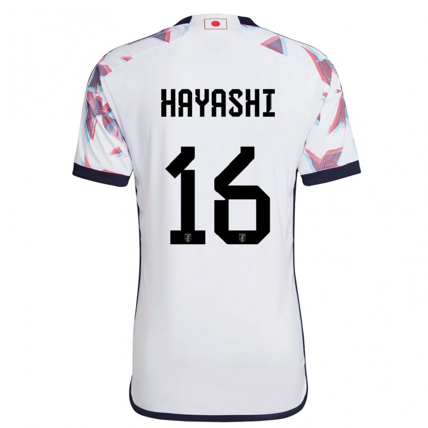 Niño Camiseta Japón Honoka Hayashi #16 Blanco 2ª Equipación 22-24