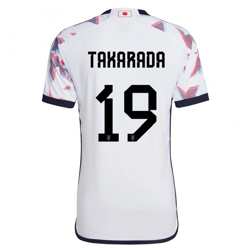 Niño Camiseta Japón Saori Takarada #19 Blanco 2ª Equipación 22-24