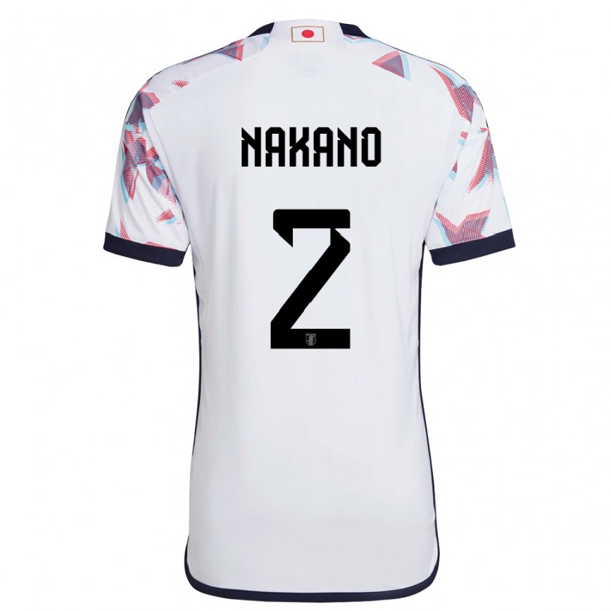Niño Camiseta Japón Shinya Nakano #2 Blanco 2ª Equipación 22-24