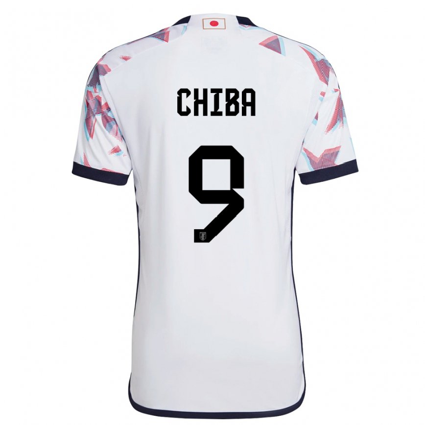 Niño Camiseta Japón Kanta Chiba #9 Blanco 2ª Equipación 22-24