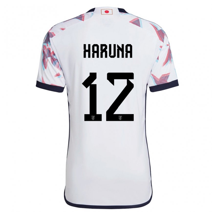 Niño Camiseta Japón Ryusei Haruna #12 Blanco 2ª Equipación 22-24