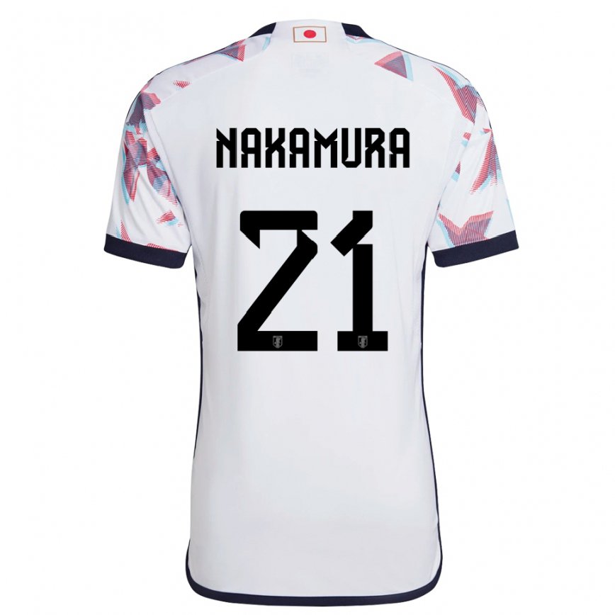 Niño Camiseta Japón Jiro Nakamura #21 Blanco 2ª Equipación 22-24