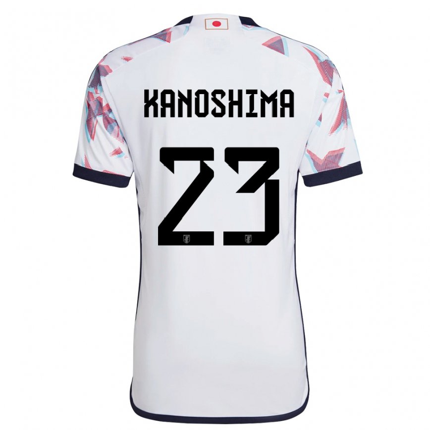 Niño Camiseta Japón Yu Kanoshima #23 Blanco 2ª Equipación 22-24