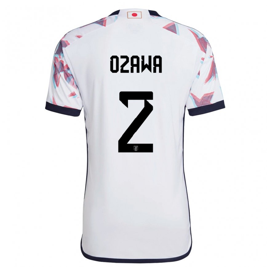 Niño Camiseta Japón Haruki Ozawa #2 Blanco 2ª Equipación 22-24