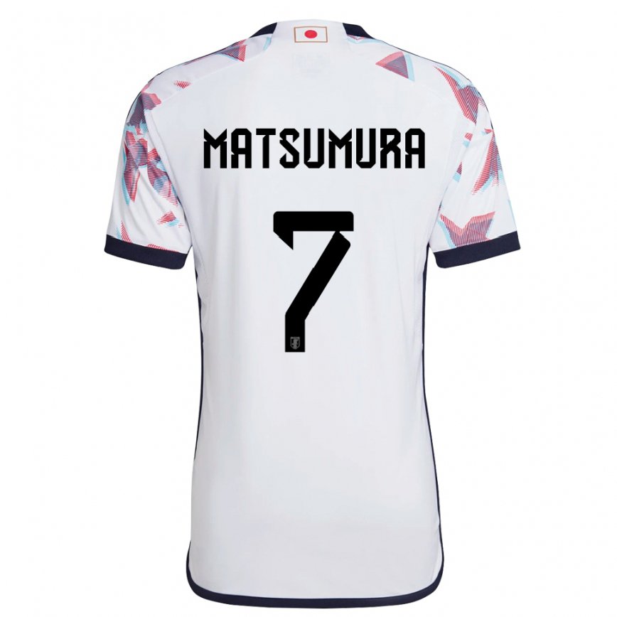 Niño Camiseta Japón Kosuke Matsumura #7 Blanco 2ª Equipación 22-24