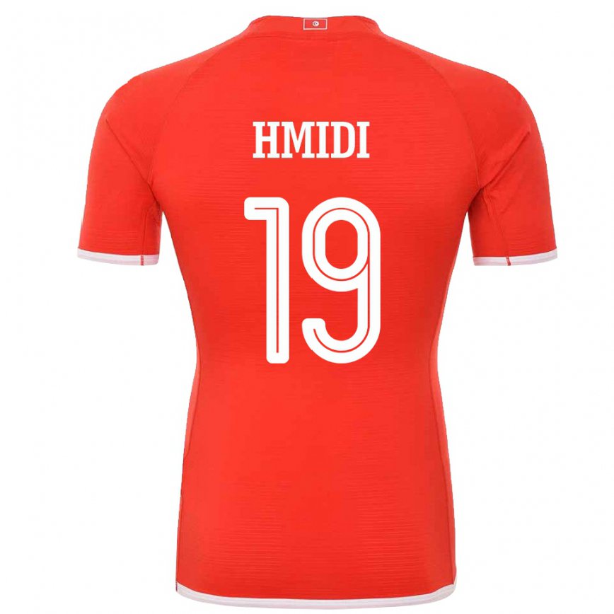 Hombre Camiseta Túnez Baraket Hmidi #19 Rojo 1ª Equipación 22-24