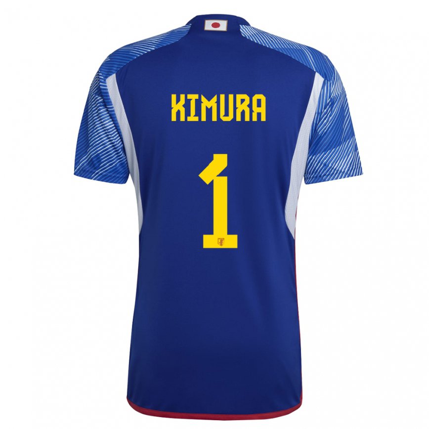 Hombre Camiseta Japón Ryoya Kimura #1 Azul Real 1ª Equipación 22-24