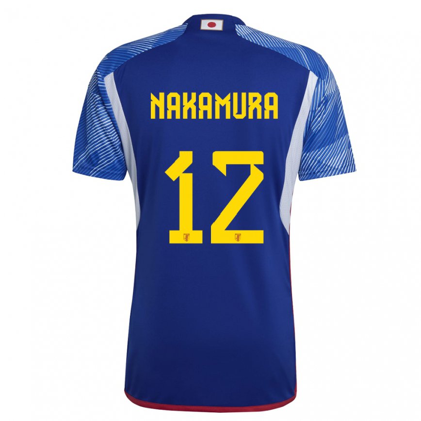 Hombre Camiseta Japón Keisuke Nakamura #12 Azul Real 1ª Equipación 22-24