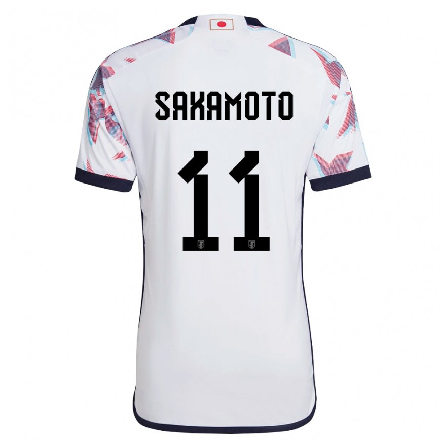 Hombre Camiseta Japón Isa Sakamoto #11 Blanco 2ª Equipación 22-24